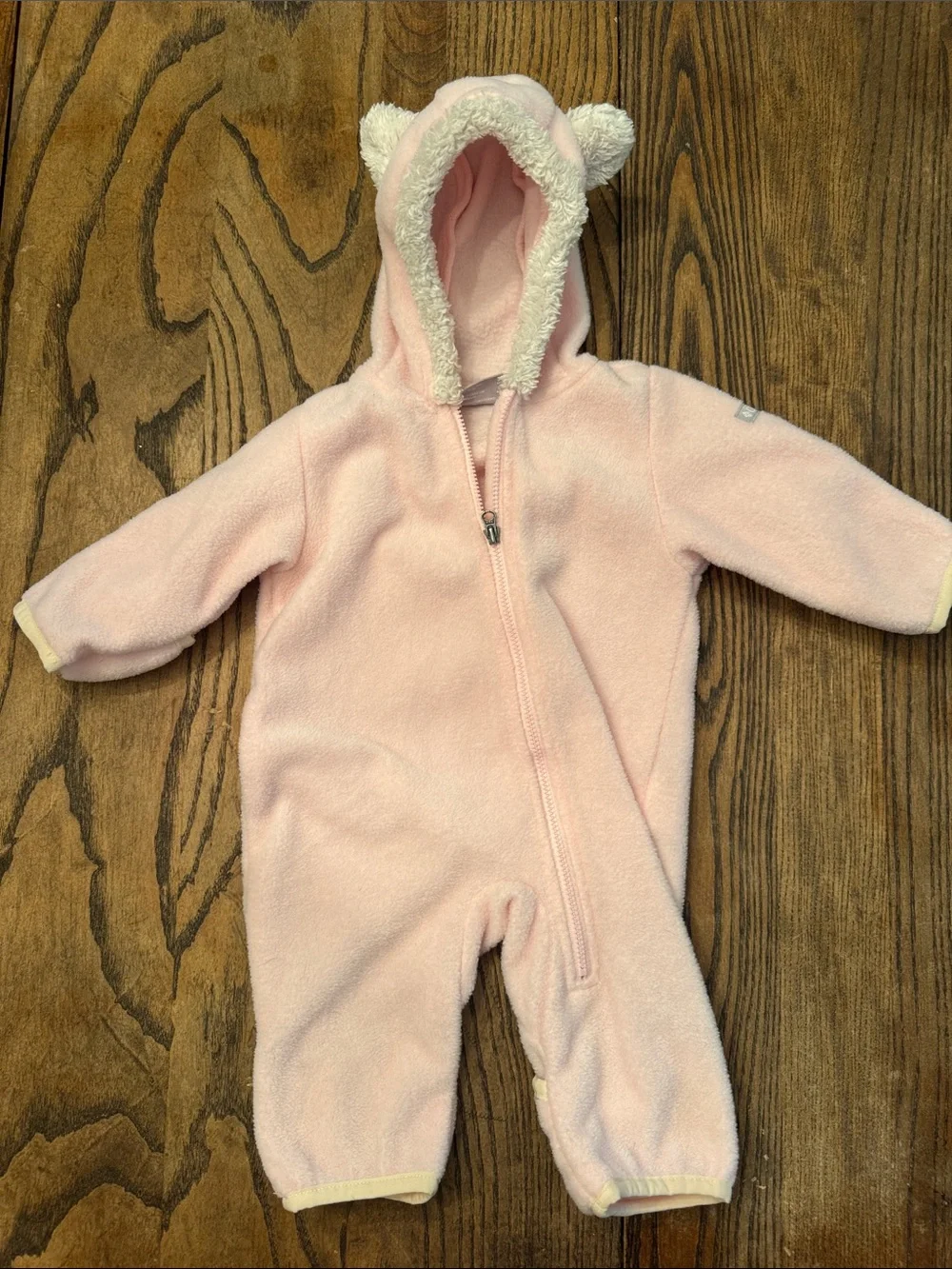 Columbia Baby Pink Winter Bear Suit